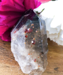 Spessartine Garnet Smoky Quartz