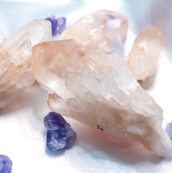 Pink Himalayan Pineapple Quartz