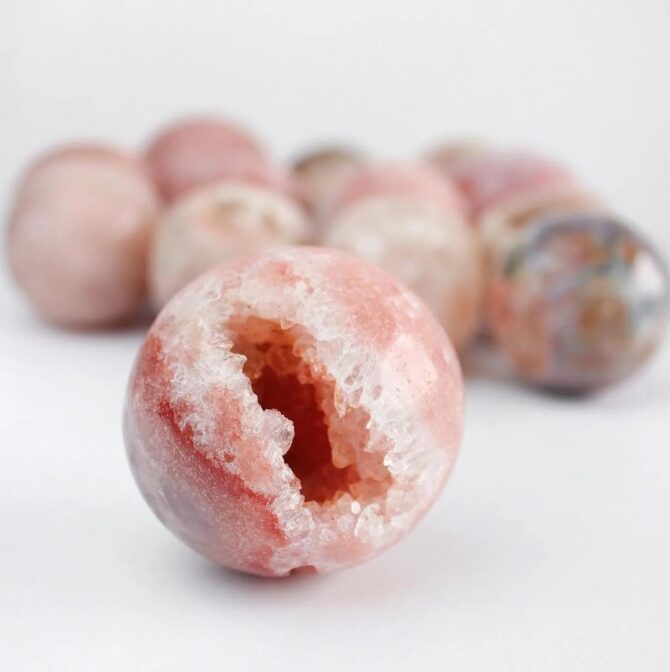 Pink Amethyst Sphere 